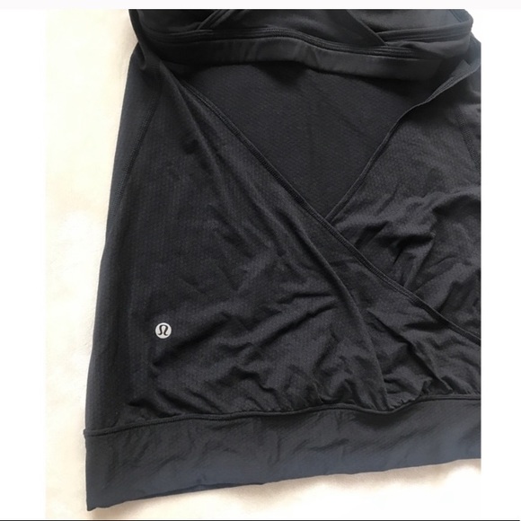 Lululemon Black Crossover Open Back Tank Top - Picture 7 of 8